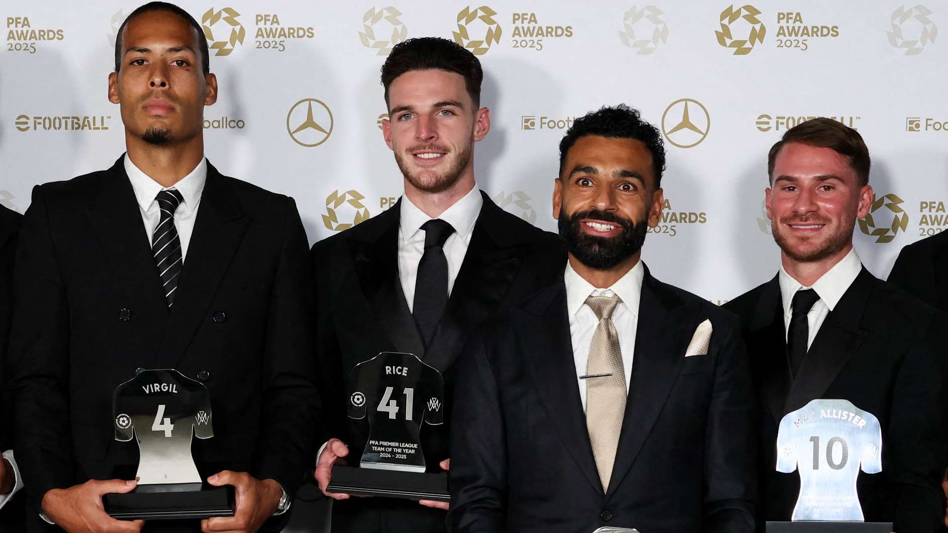 Salah's reaction after Rice makes Premier League title admission  