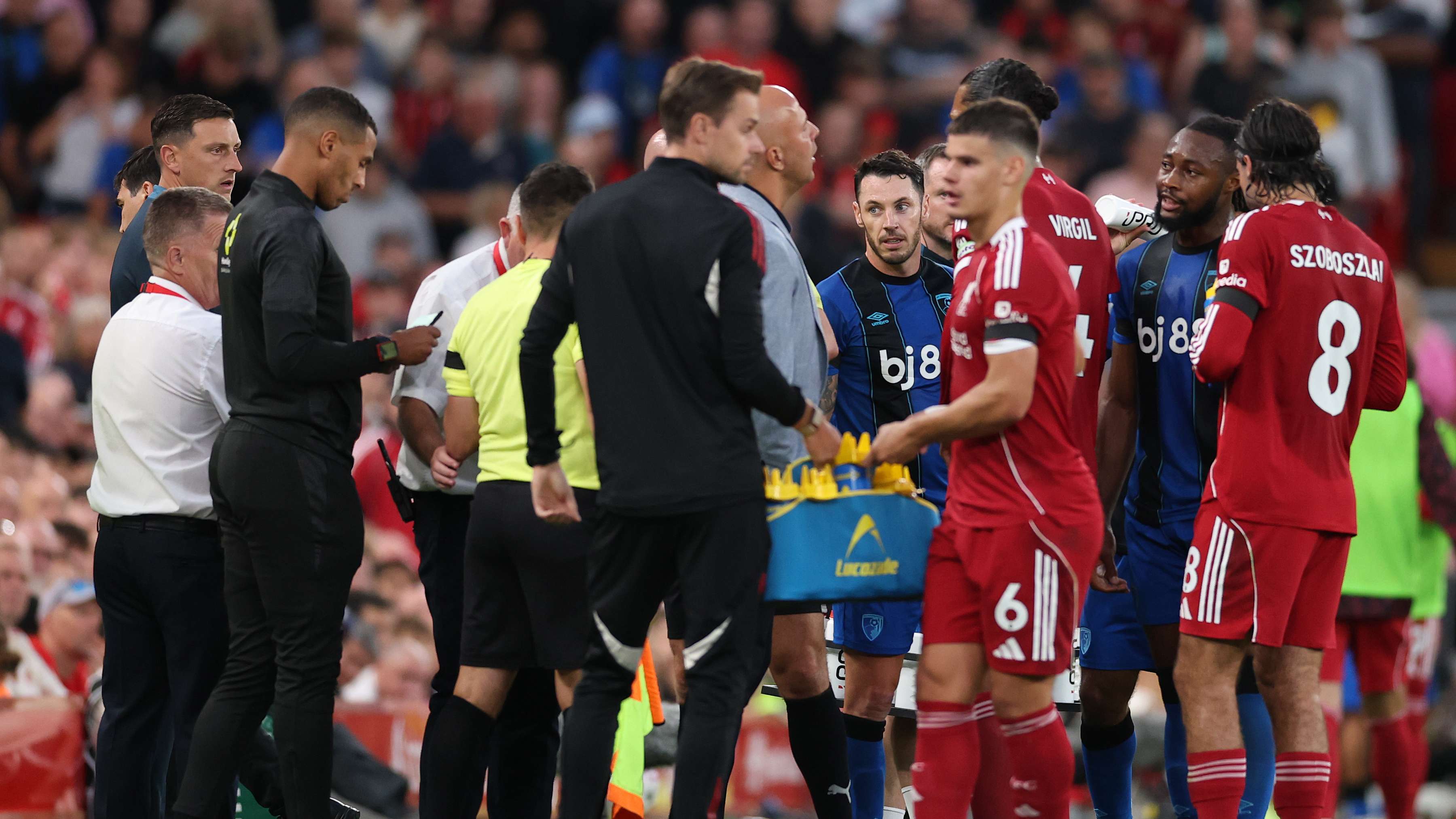 Man arrested over racist abuse of B'mouth star Semenyo  