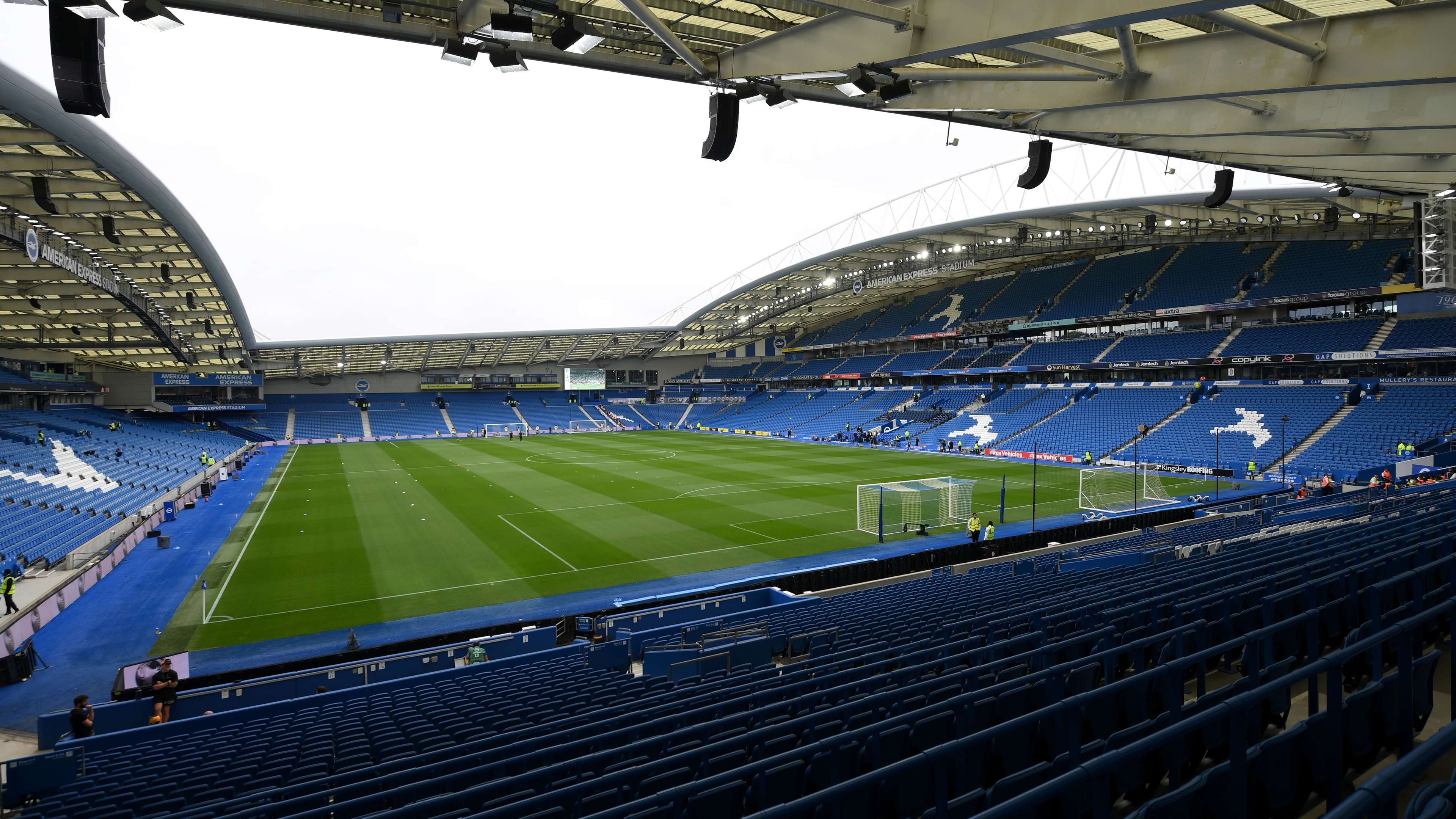 Brighton confirm death of fan at Amex after Fulham game  