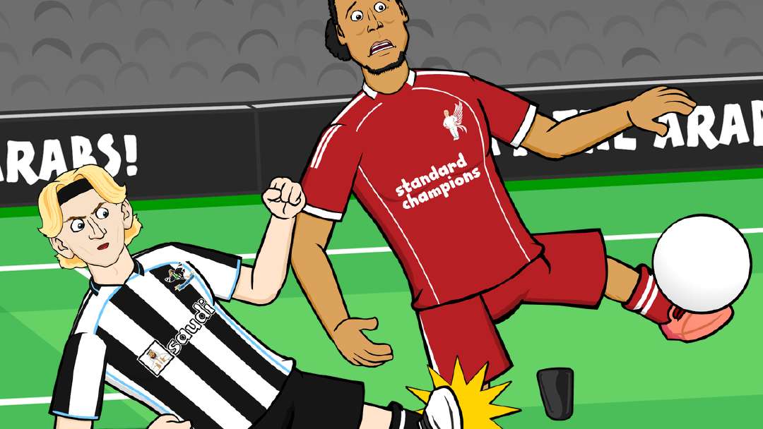 🎥 | Carragher's celebration after Liverpool win vs Newcastle rinsed  