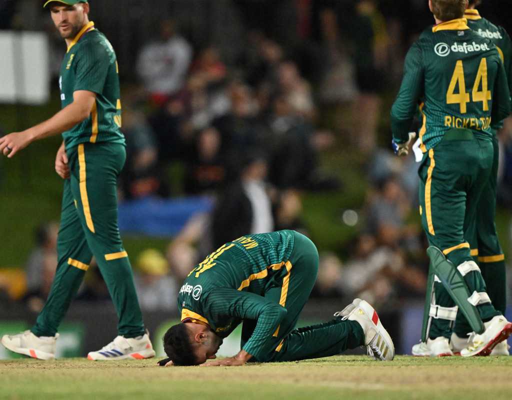 Maharaj spins South Africa to big win in ODI opener  