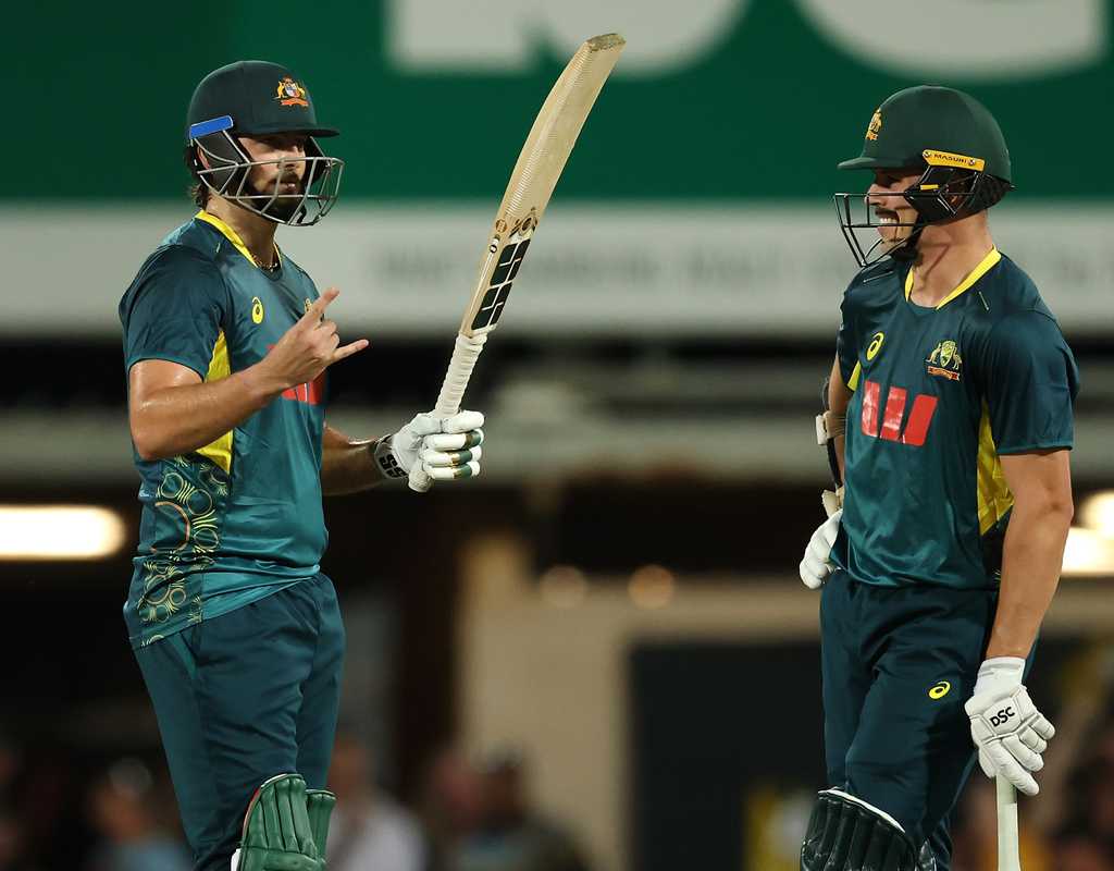 David, Hazlewood combine for Australia's 9th straight T20I win   David, Hazlewood combine for Australia's 9th straight T20I win
