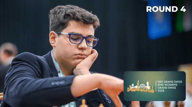 14-Year-Old Erdogmus Wins Masterpiece; Lagno Catches Vaishali  