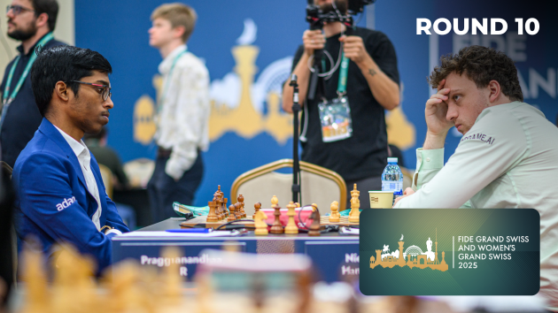 Niemann Beats Pragg To Join 5-Way Tie For 1st; Vaishali Catches Lagno  