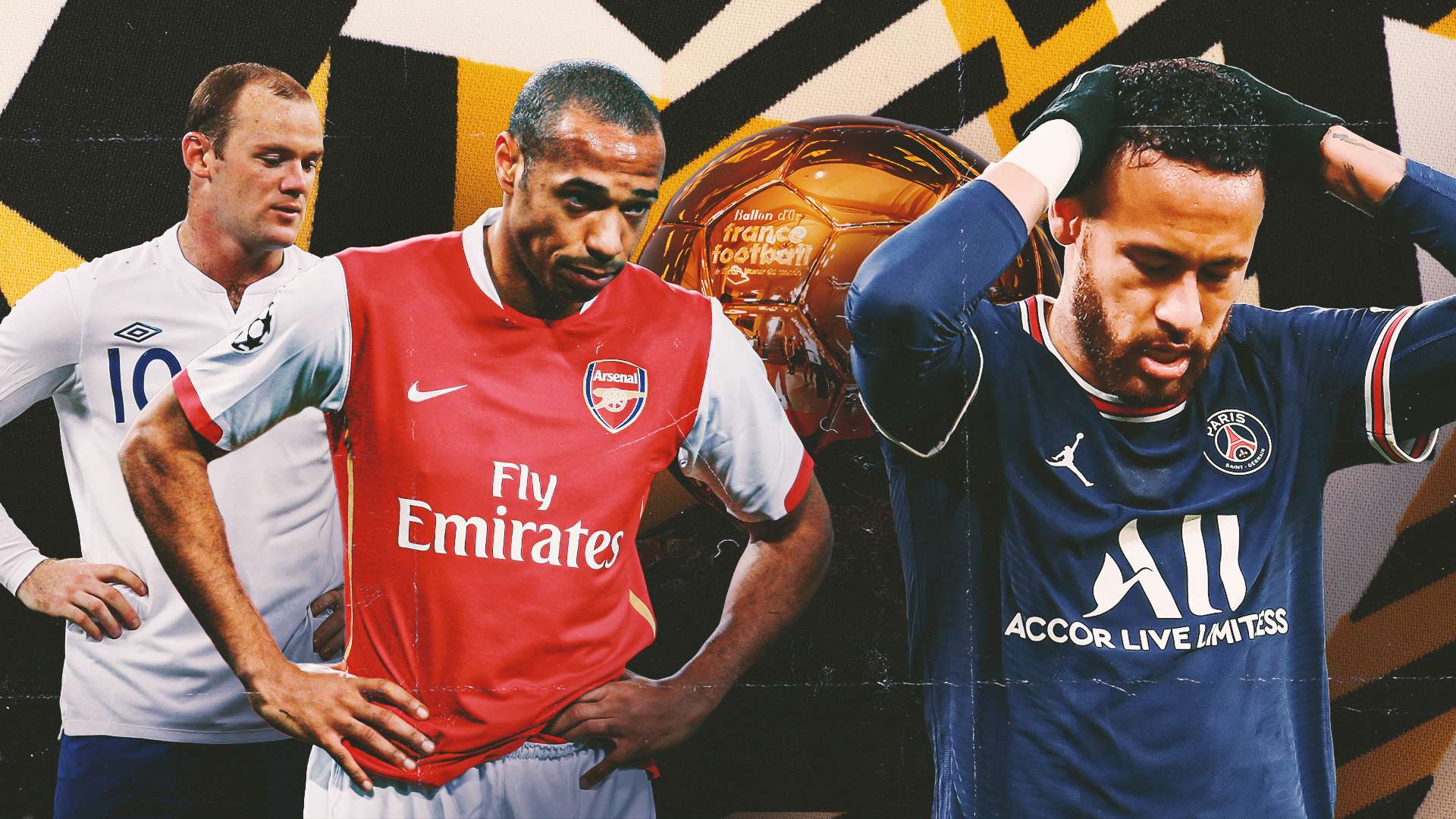 Top 10 greatest players to never win the Ballon d'Or - ranked  