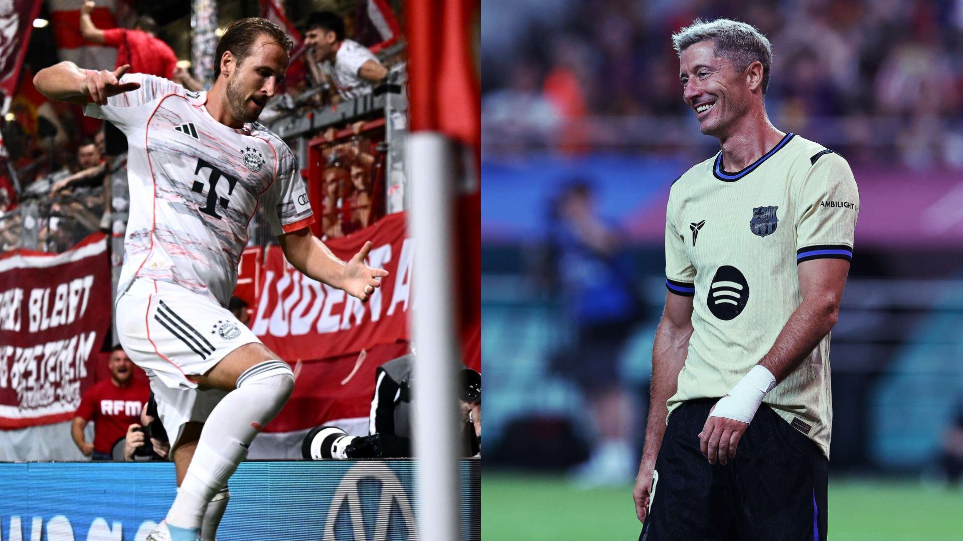 Kane 'open' to replacing Lewandowski at Barcelona  