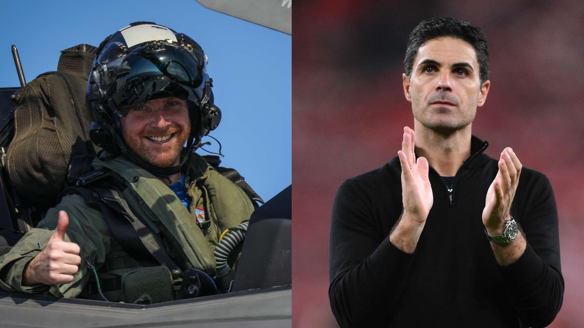 Arteta invites RAF pilots to Arsenal in bizarre scheme  