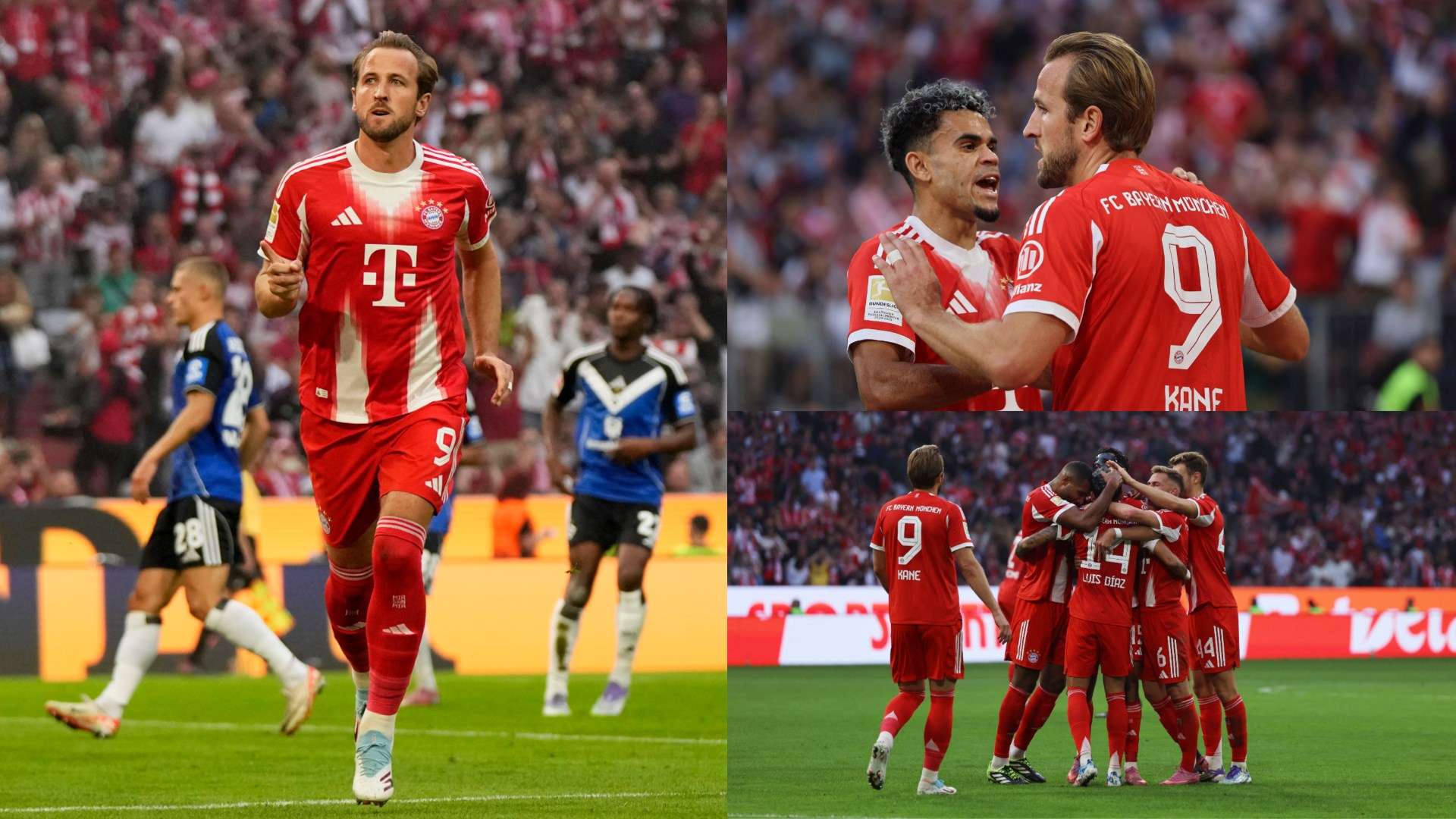 Kane at his best as Diaz scores in Bayern rout  