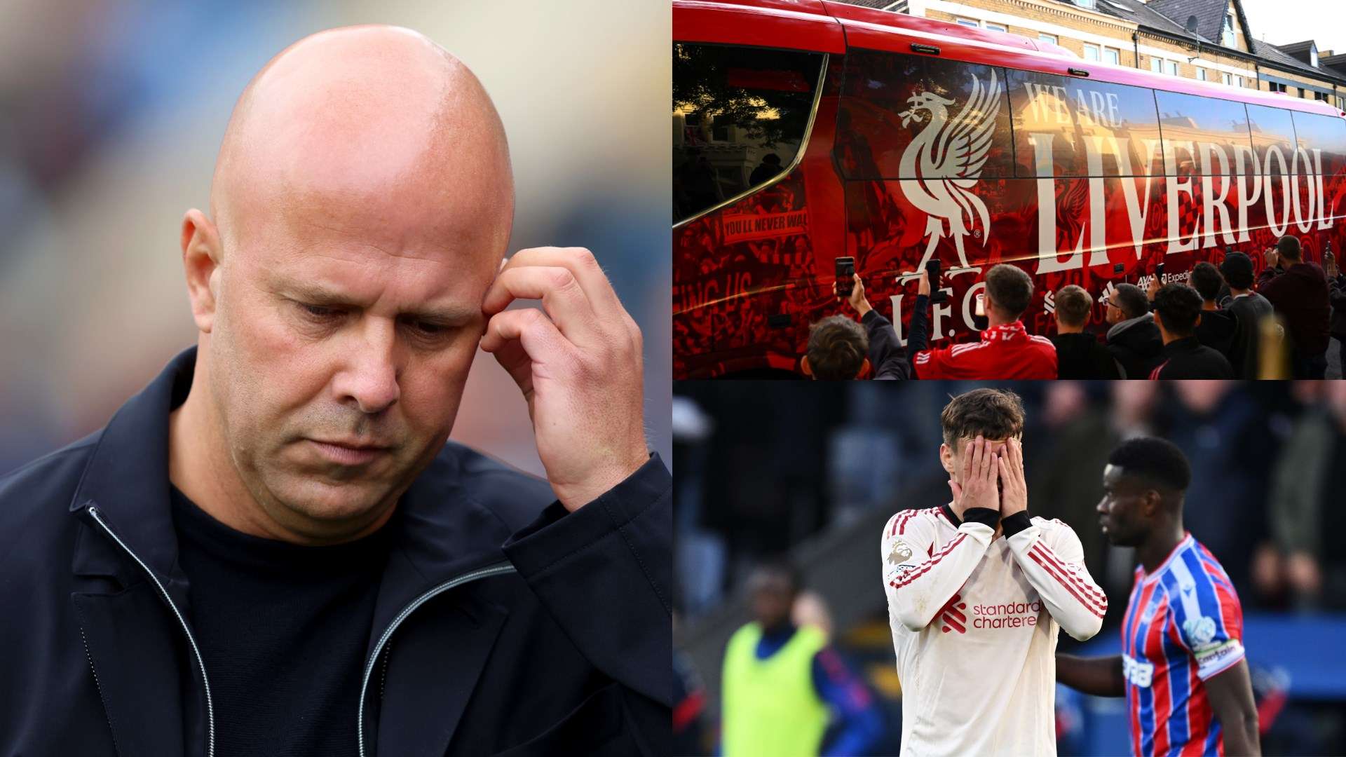 🎥 | Palace fan trolls Liverpool team bus after late defeat  