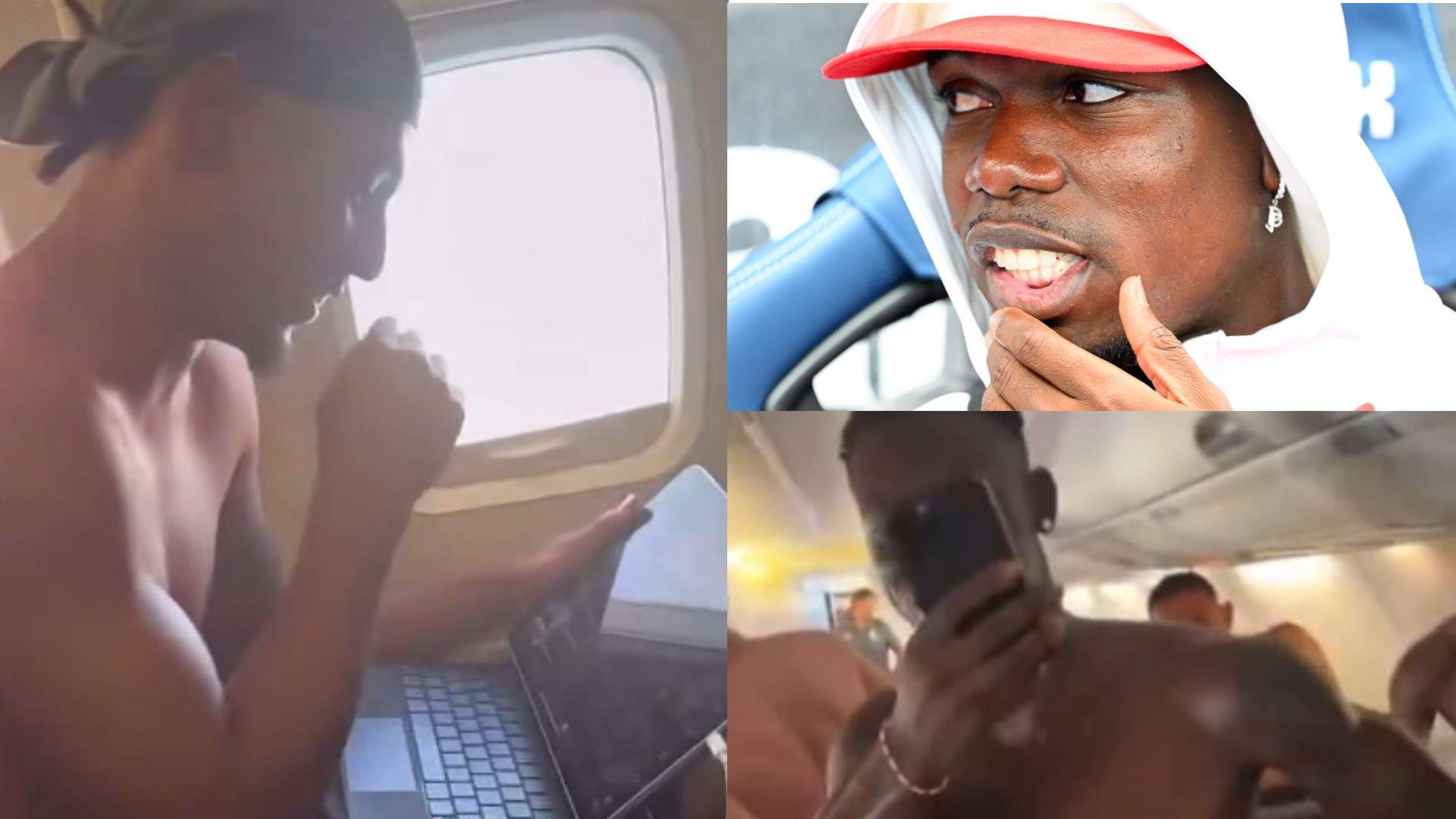 Monaco players strip to underwear in plane chaos  