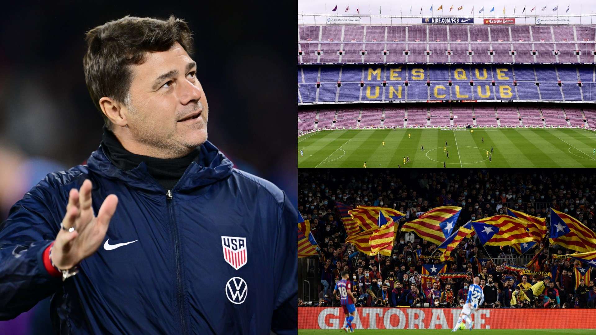 Pochettino slams Barcelona's 'more than a club' slogan  