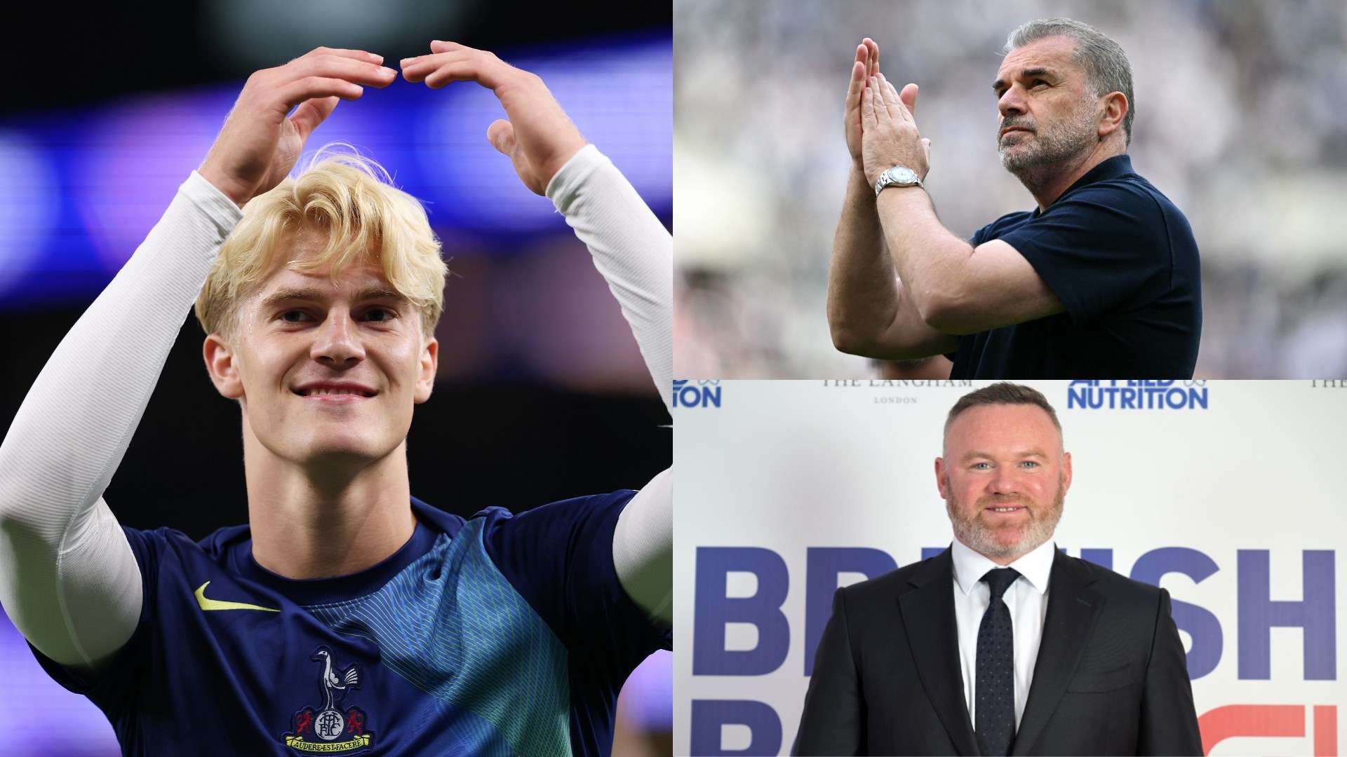 Ange earning praise after Bergvall's UCL debut - Rooney also impressed  