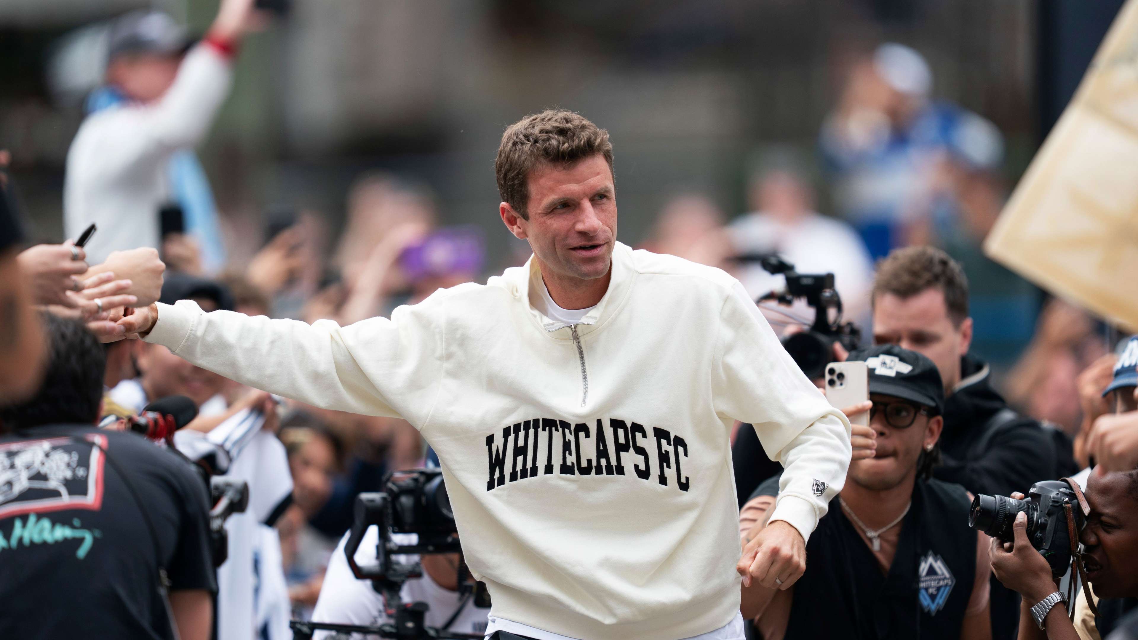 Muller revels in 'goosebumps' moments since Whitecaps switch  