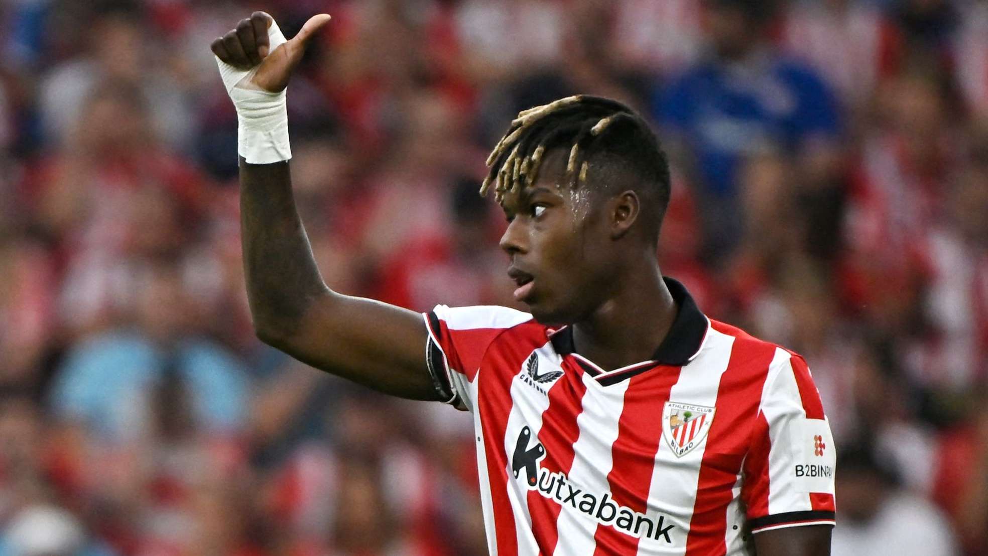 Williams to miss Arsenal clash as Athletic Club confirm injury  