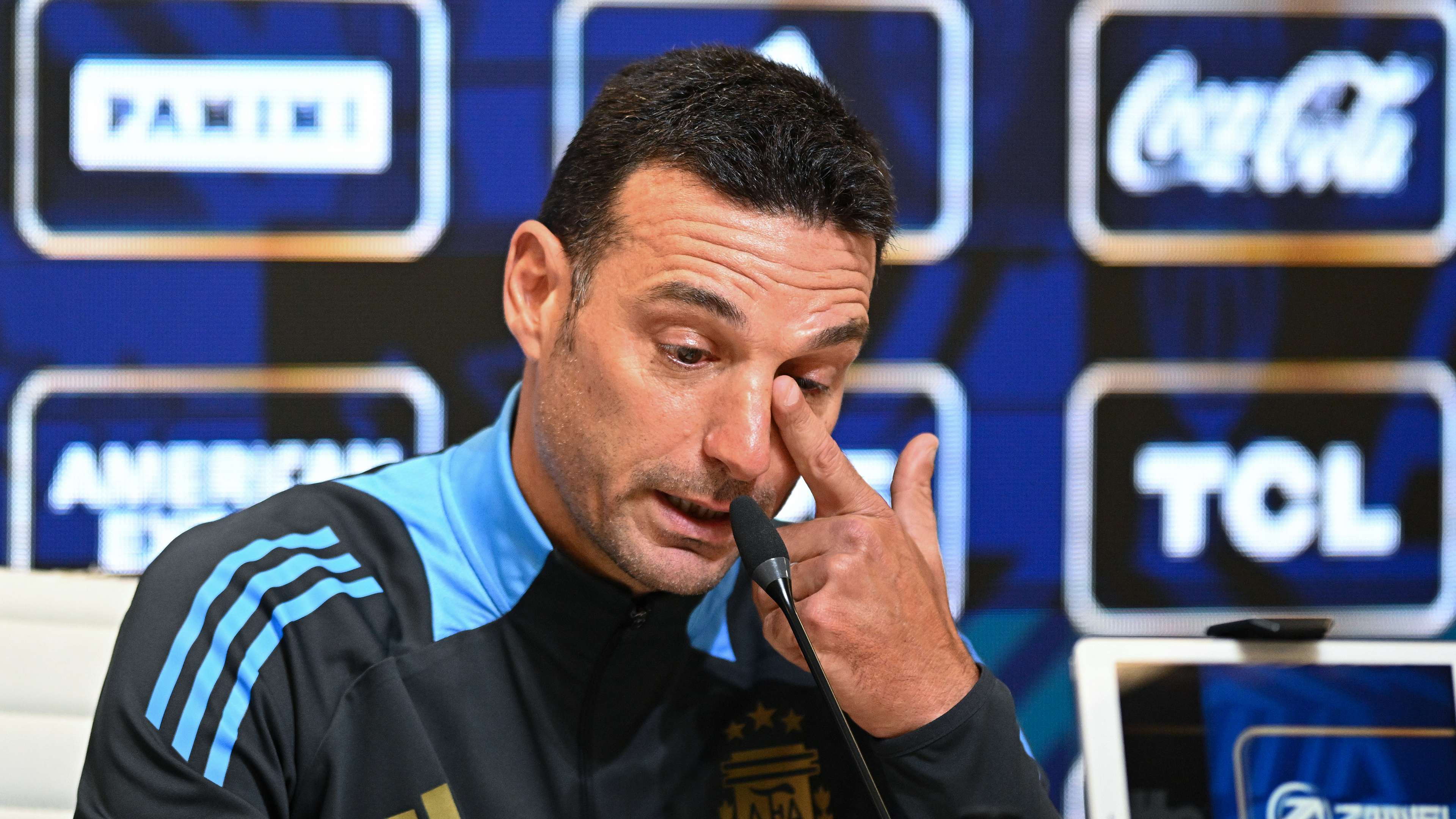 Scaloni in tears ahead of Messi’s possible Argentina farewell WCQ  
