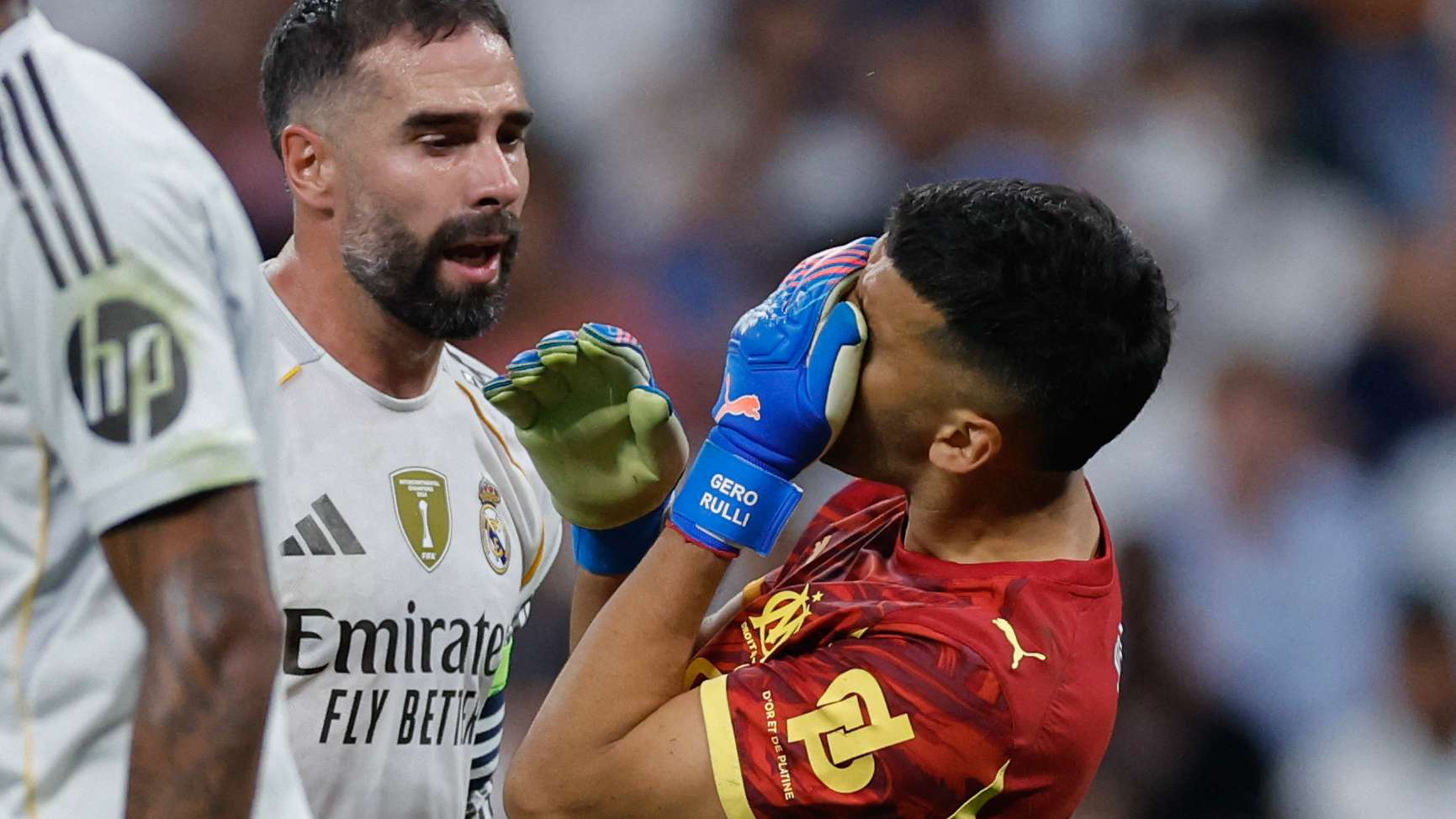 Marseille goalkeeper denies 'exaggerating' Carvajal headbutt  