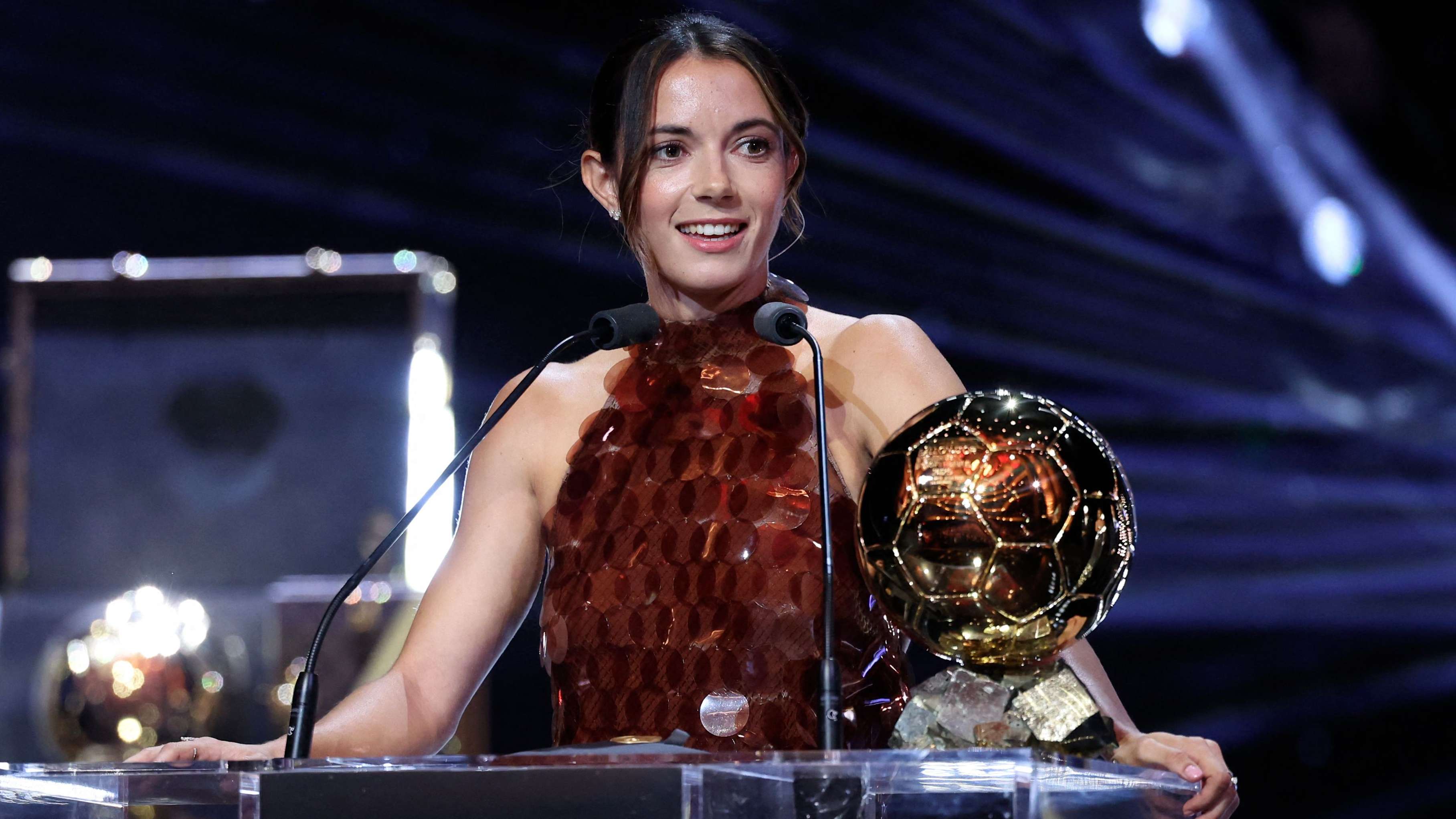 Aitana Bonmati wins third successive Ballon d'Or Feminin  