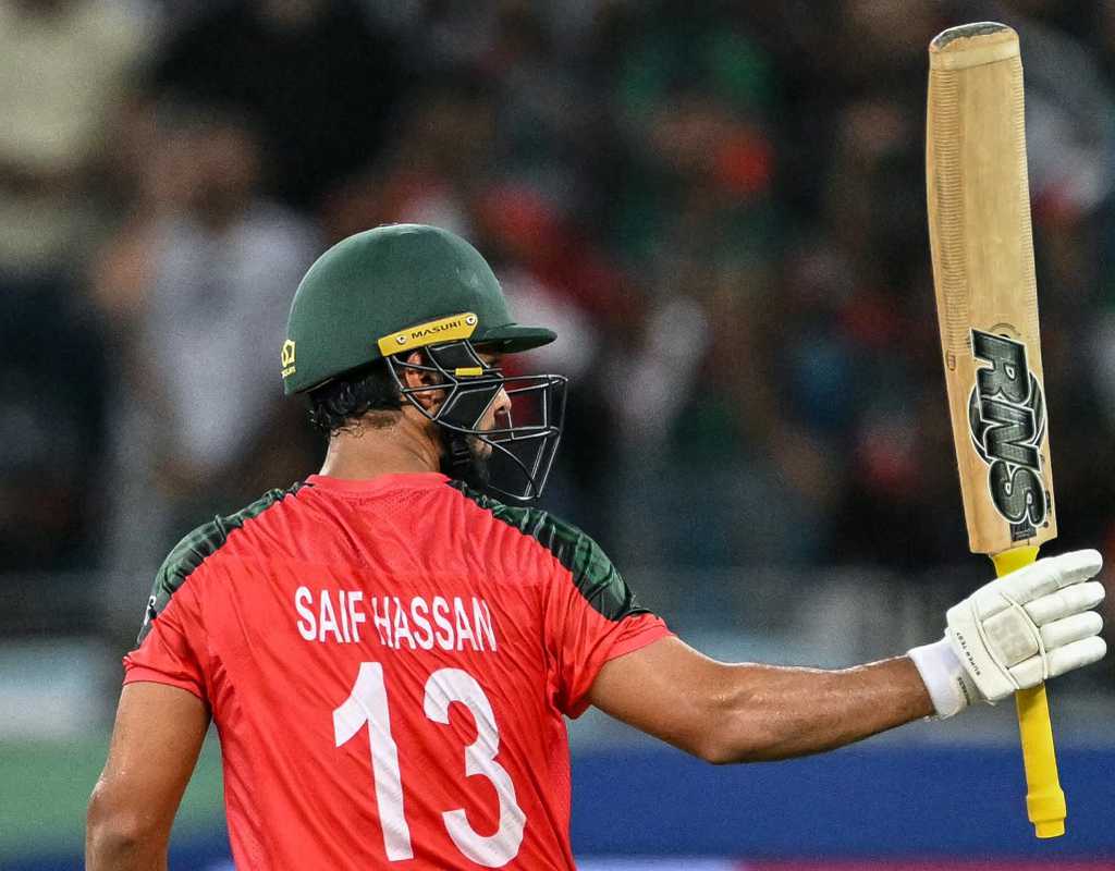 Saif Hassan's straight-bat success Saif Hassan's straight-bat success