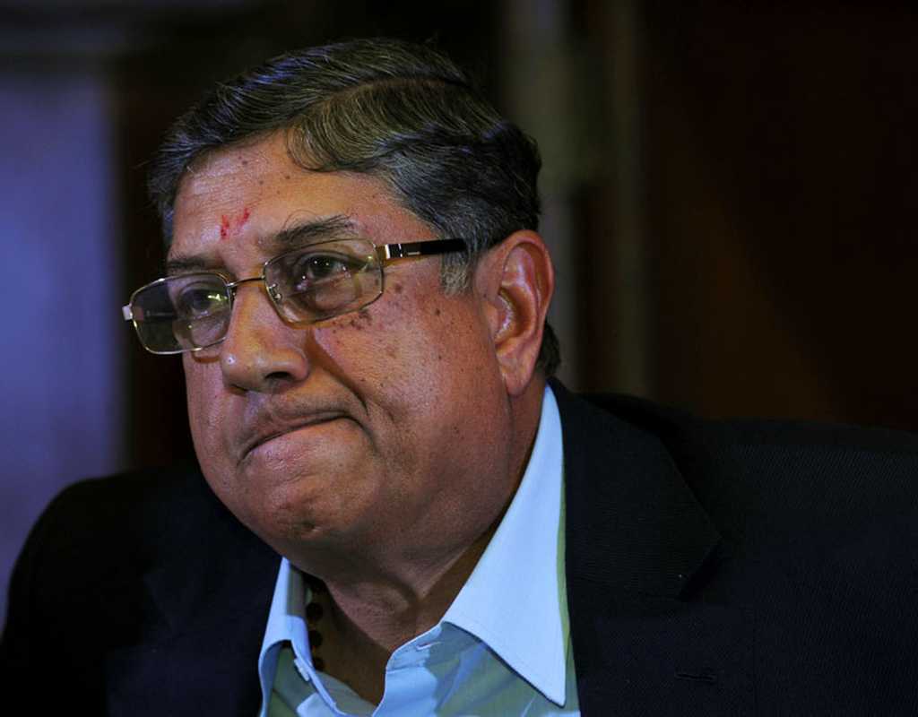 N Srinivasan returns to centre stage  