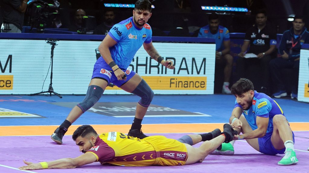 Super 10s from Vijay and Bharat & Ankit’s High Five leads Telugu Titans to commanding win vs the Warriorz  