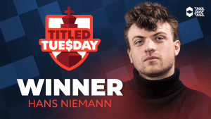 No One Beats Niemann On His Way To Titled Tuesday Victory  