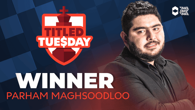 Maghsoodloo Joins CCT Top 10 With Titled Tuesday Win  