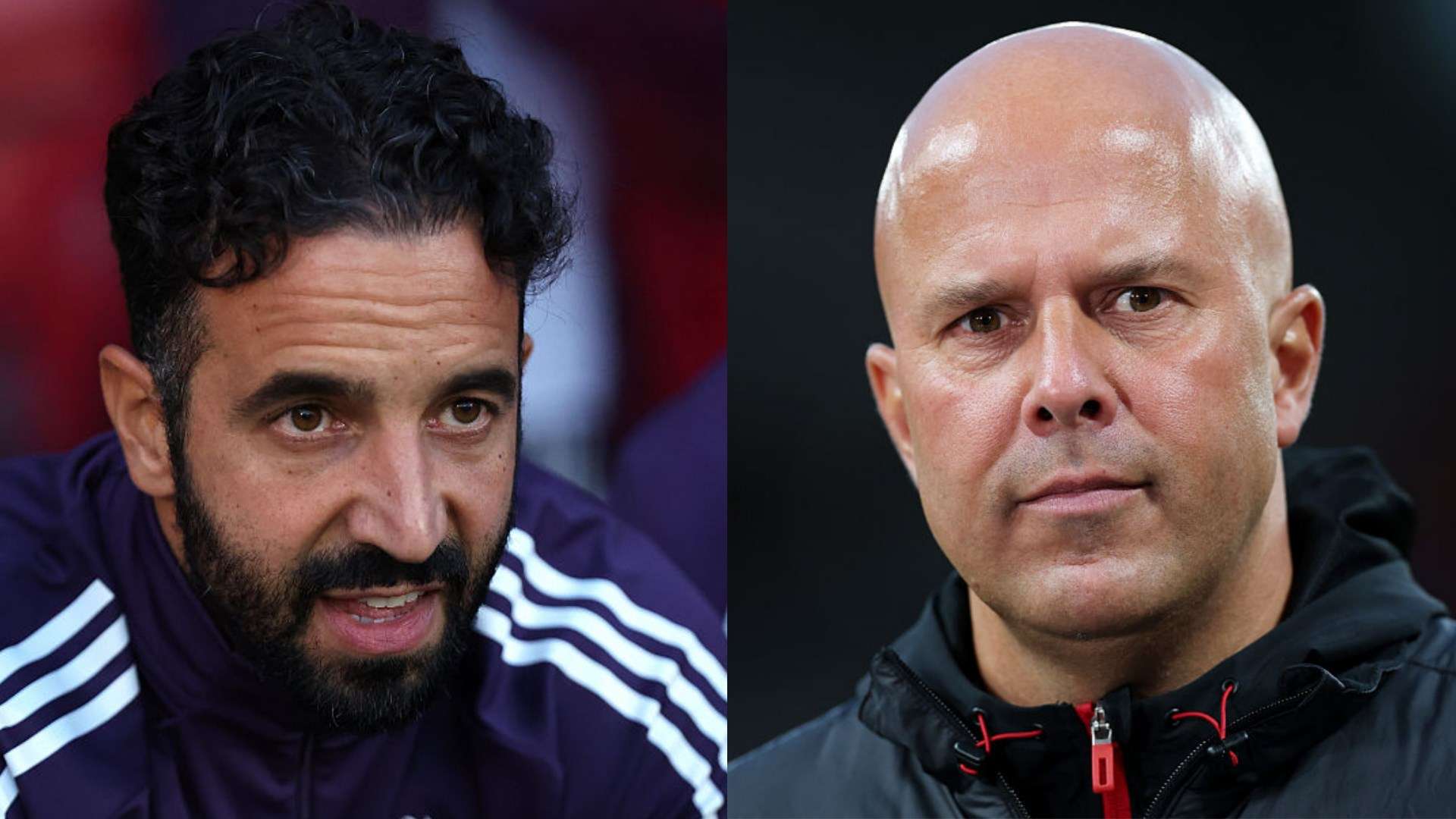 'I don't care' - Amorim hits back at Slot's 'long ball' snipe   'I don't care' - Amorim hits back at Slot's 'long ball' snipe