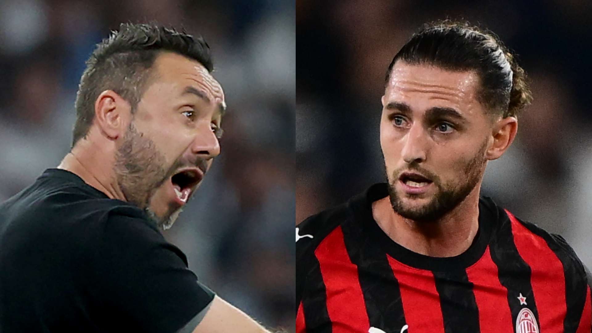 De Zerbi says Rabiot-Rowe fight was 'good' for Marseille  