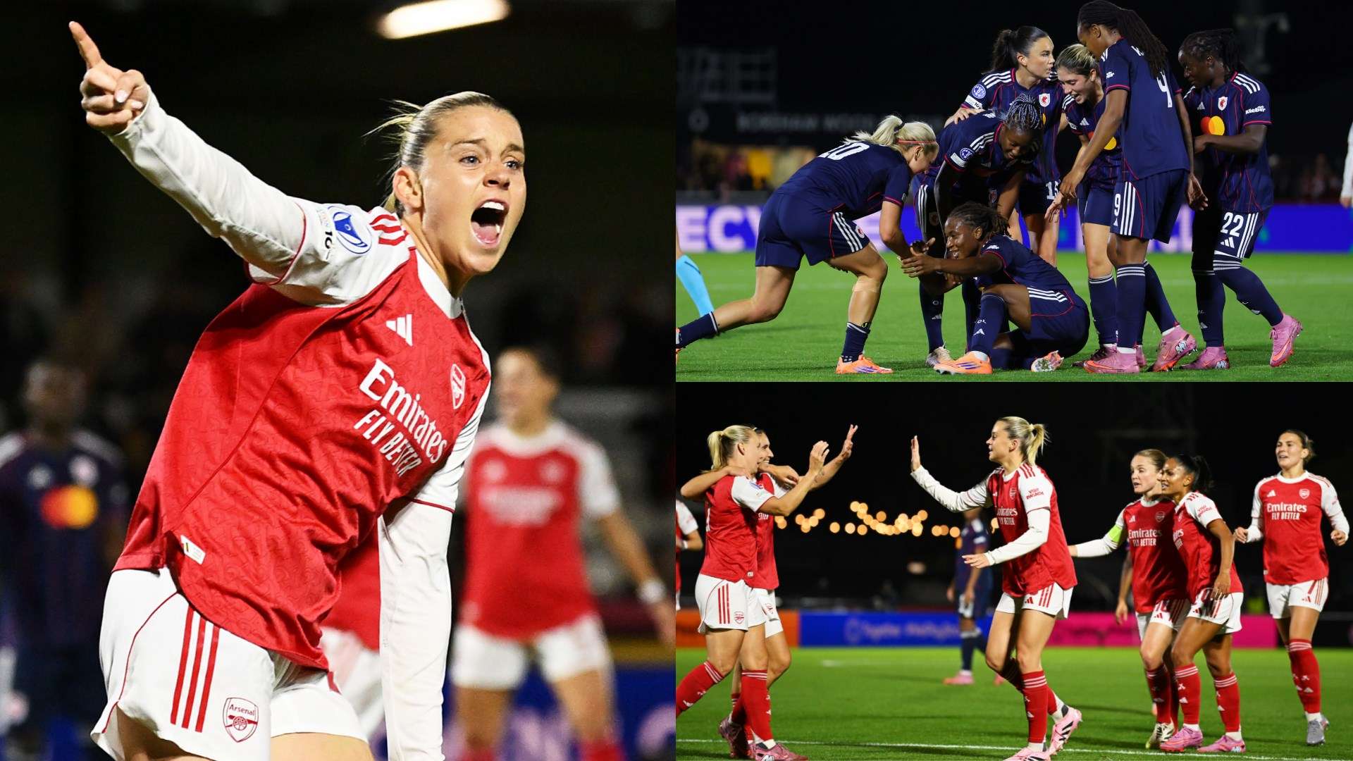 Arsenal start UWCL defence with defeat despite Russo strike  