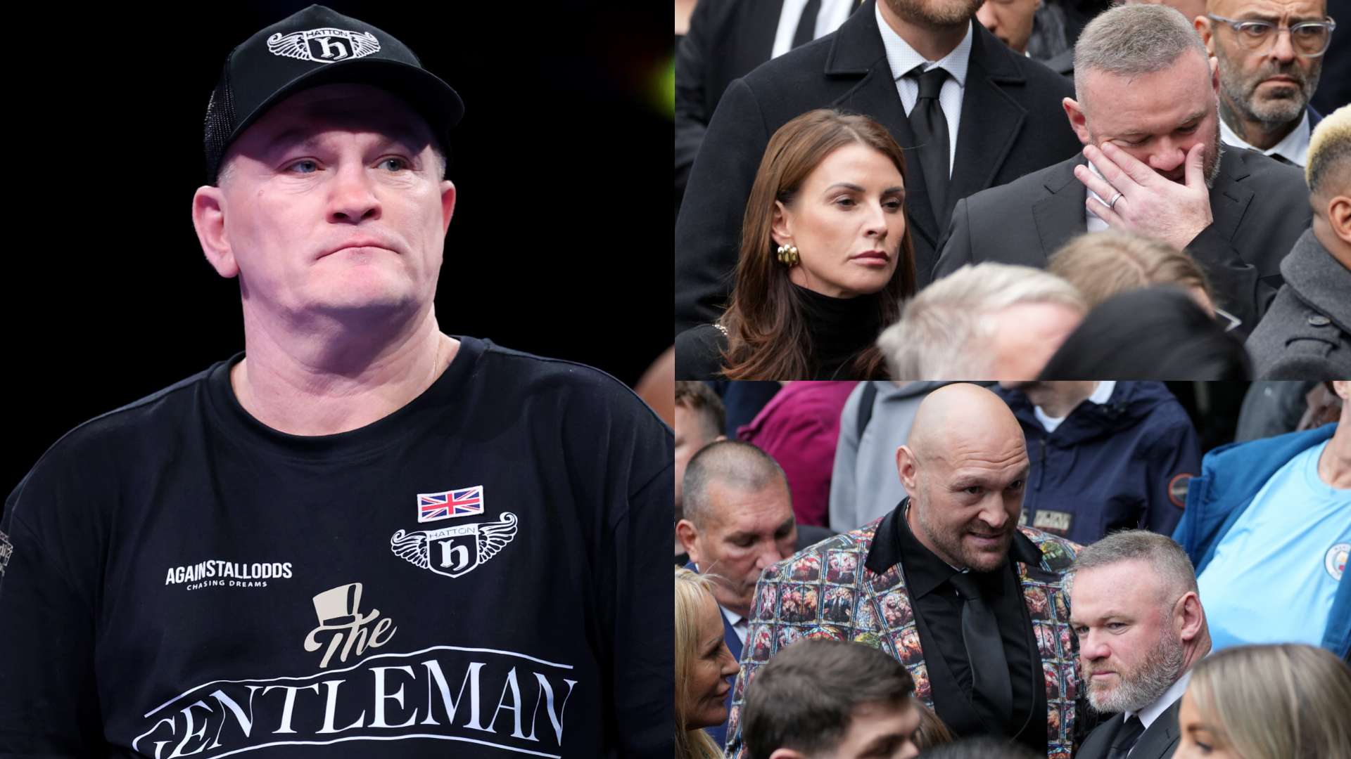 Rooney, Fury and Gallagher among mourners at Hatton's funeral  