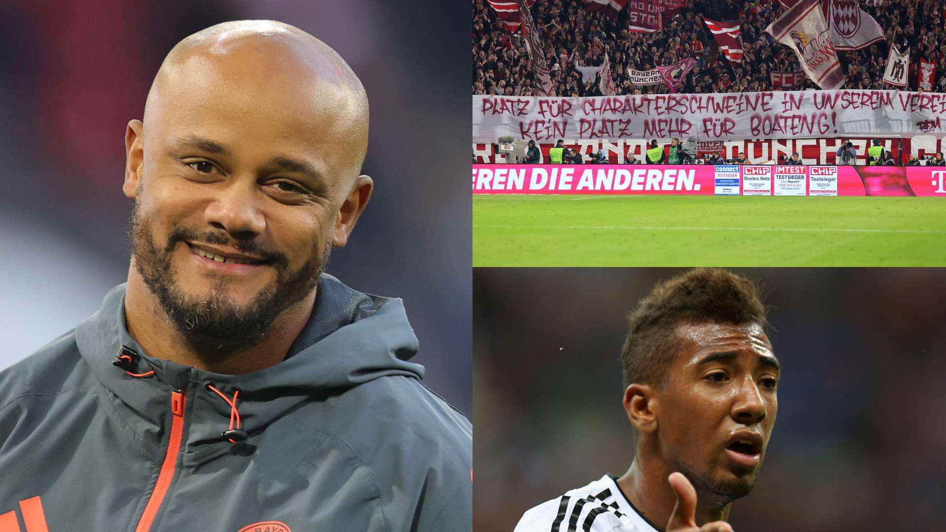 Bayern fans tell club legend to 'piss off' but Kompany downplays issue  