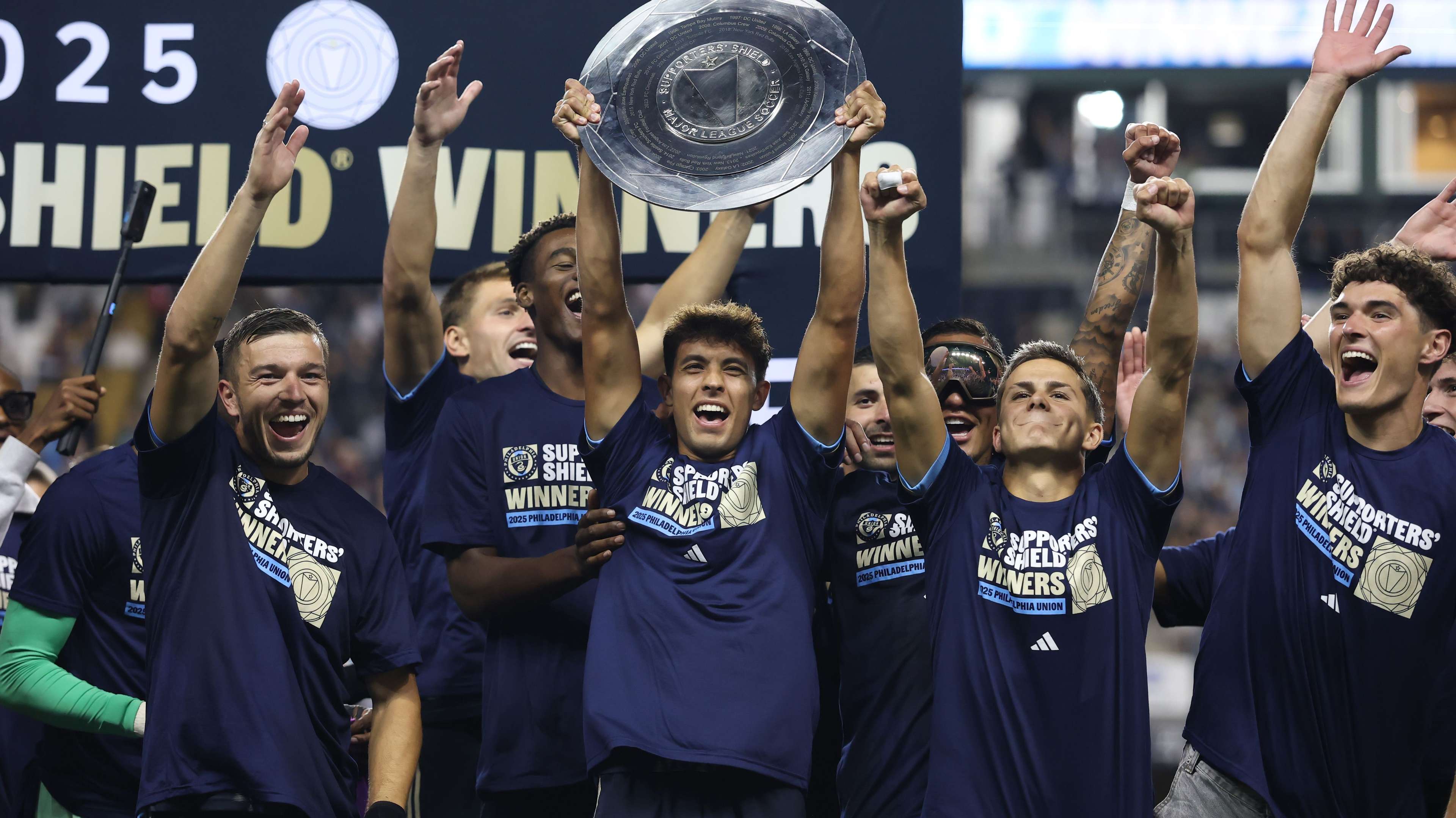 Union lift Supporters' Shield after beating NYCFC at home  