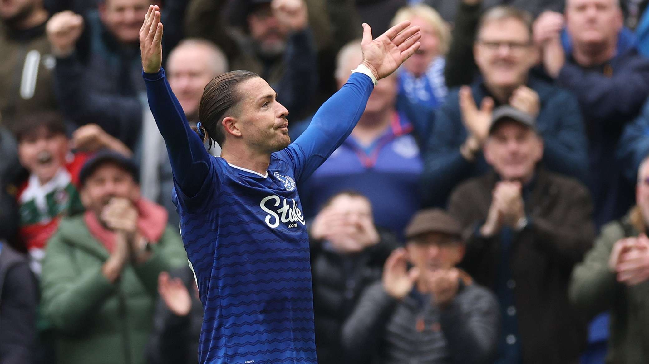 Grealish dedicates first Everton goal to Toffees fans  