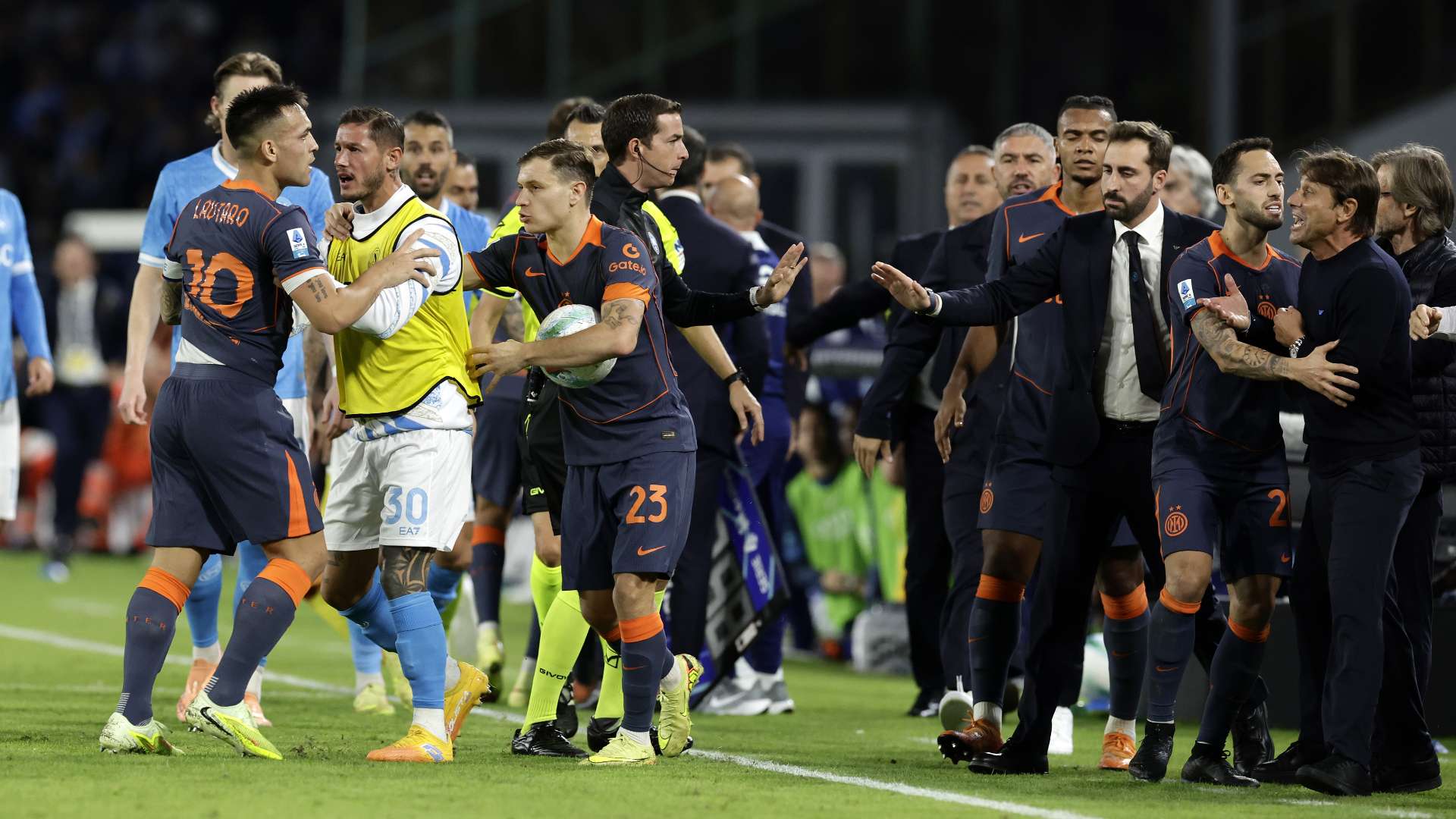 Referee demoted after Napoli-Inter controversy   Referee demoted after Napoli-Inter controversy