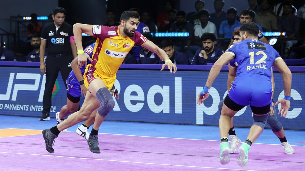 Bharat roars in 100th PKL game with 20-point performance as Telugu Titans dismantle Haryana Steelers  