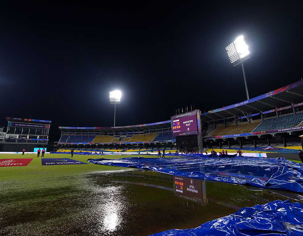 Rain forces abandonment after Nilakshi's heroics  