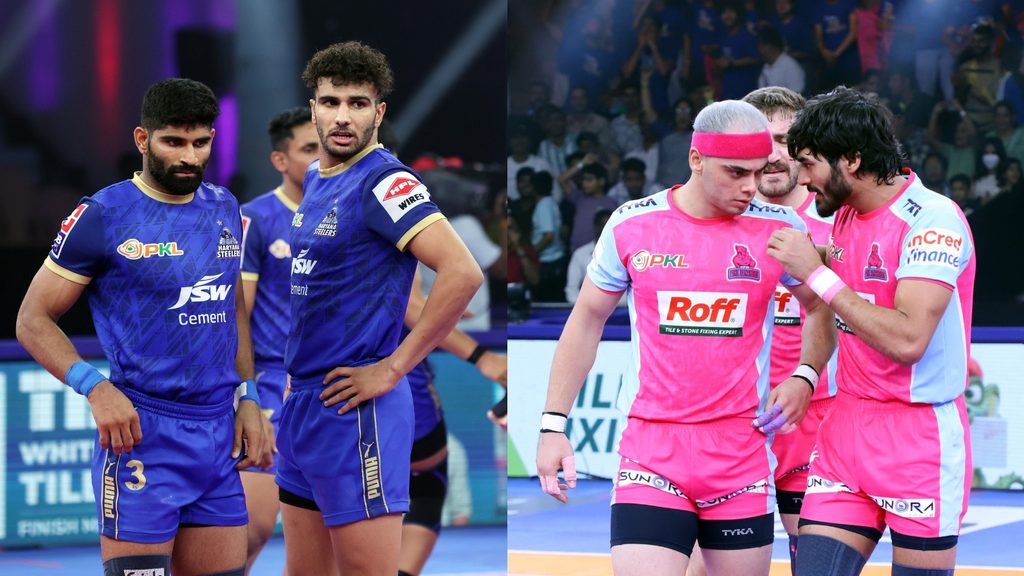 PKL Season 12 Match 57 Preview: Haryana Steelers vs Jaipur Pink Panthers – Battle of Top Raiders Takes Centre Stage  