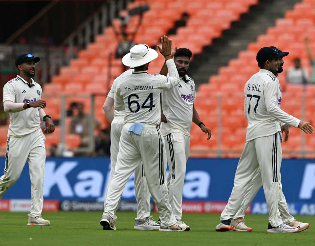 Bowlers, Rahul put India on top in Ahmedabad  
