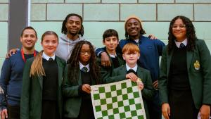 Premier League Star Eberechi Eze Returns To School To Speak About Love For Chess  
