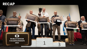 Victor Mikhalevski Wins 50+ Section at FIDE World Senior Championships  
