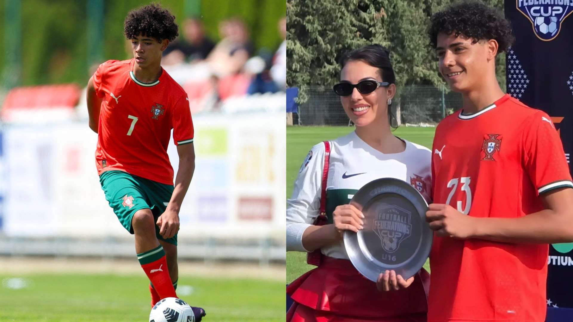 Ronaldo's son helps Portugal U16s beat England in cup final  