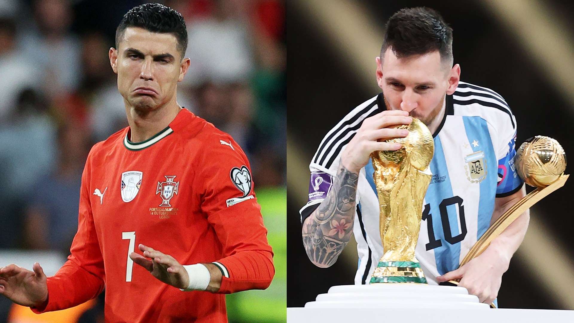 CR7 insists matching Messi's World Cup success won't 'define' his legacy  