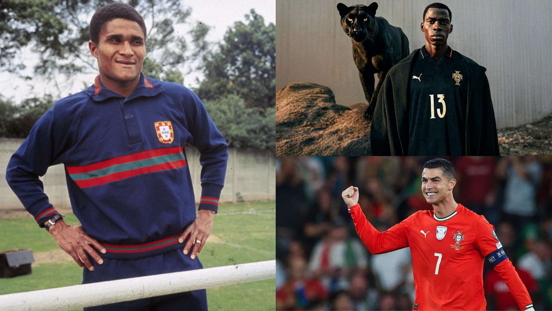 Ronaldo & Co to wear Eusebio-inspired 'Black Panther' Portugal kit  