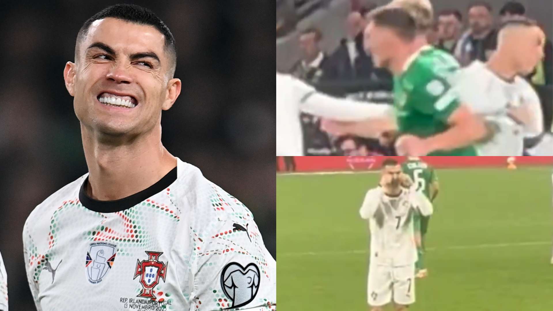 Ronaldo red card: Video footage of elbow & ‘crying’ gesture  