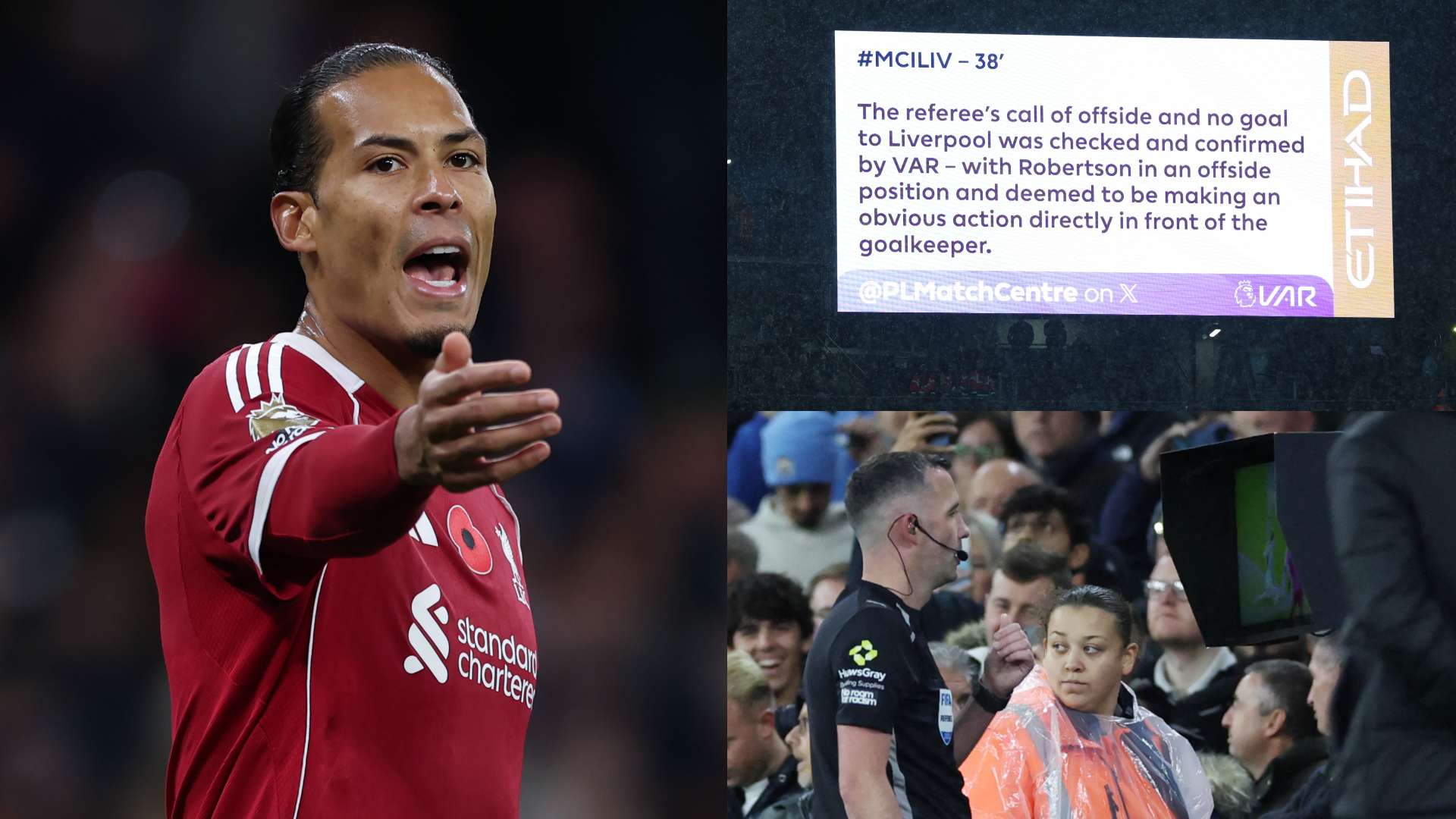 Liverpool complain to PGMOL over disallowed Van Dijk goal  