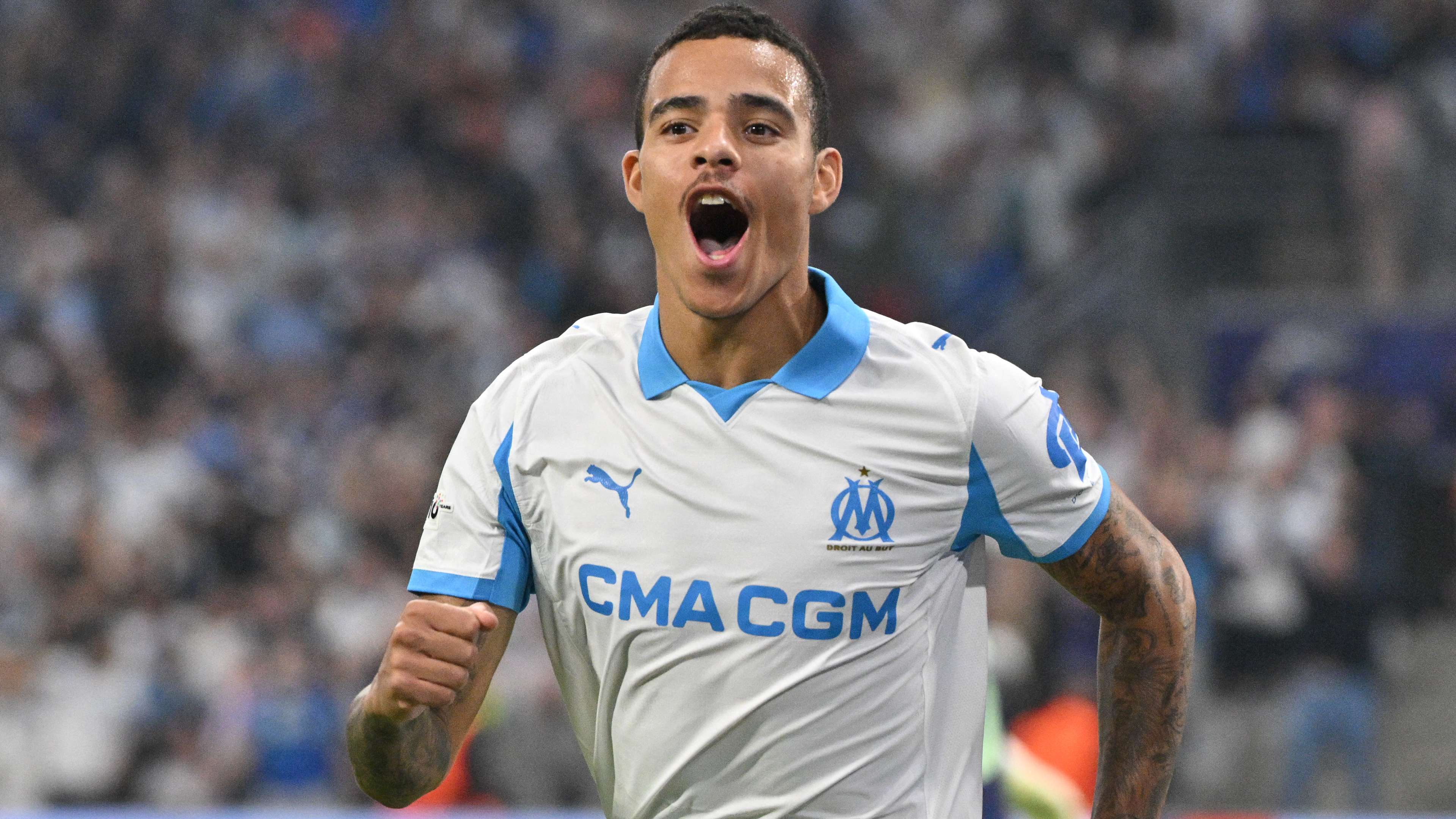 De Zerbi reveals why he dropped Greenwood for Marseille clash  