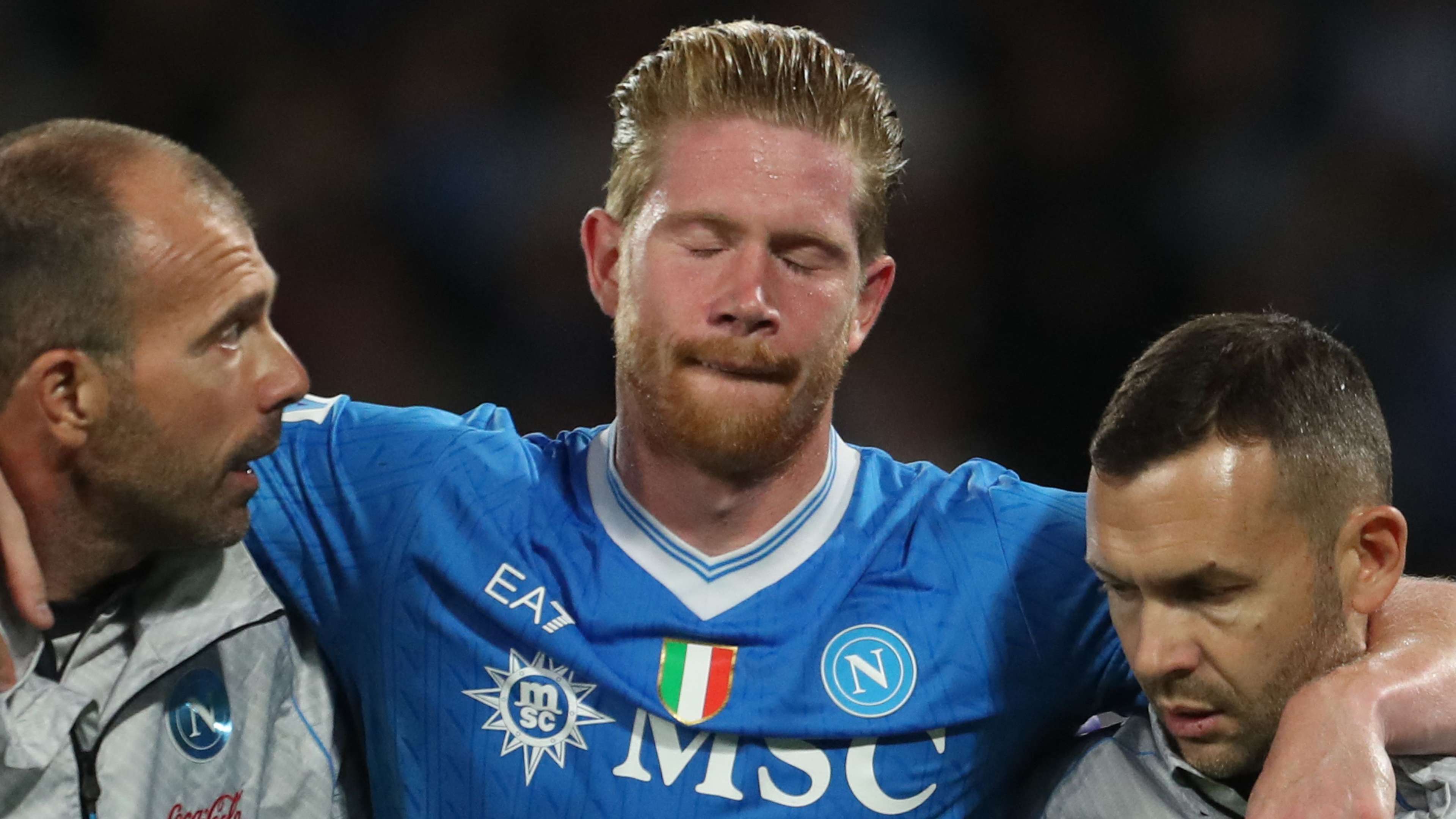 De Bruyne sends message to Napoli fans after undergoing surgery  