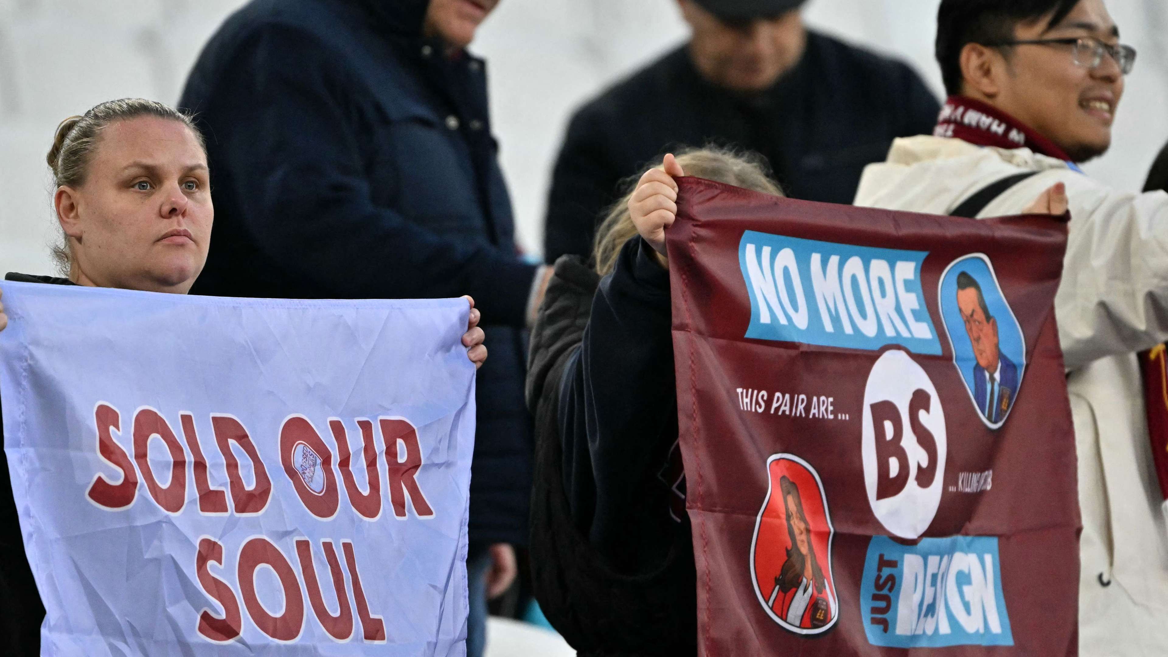 West Ham fans stage anti-owners protest despite Newcastle win  