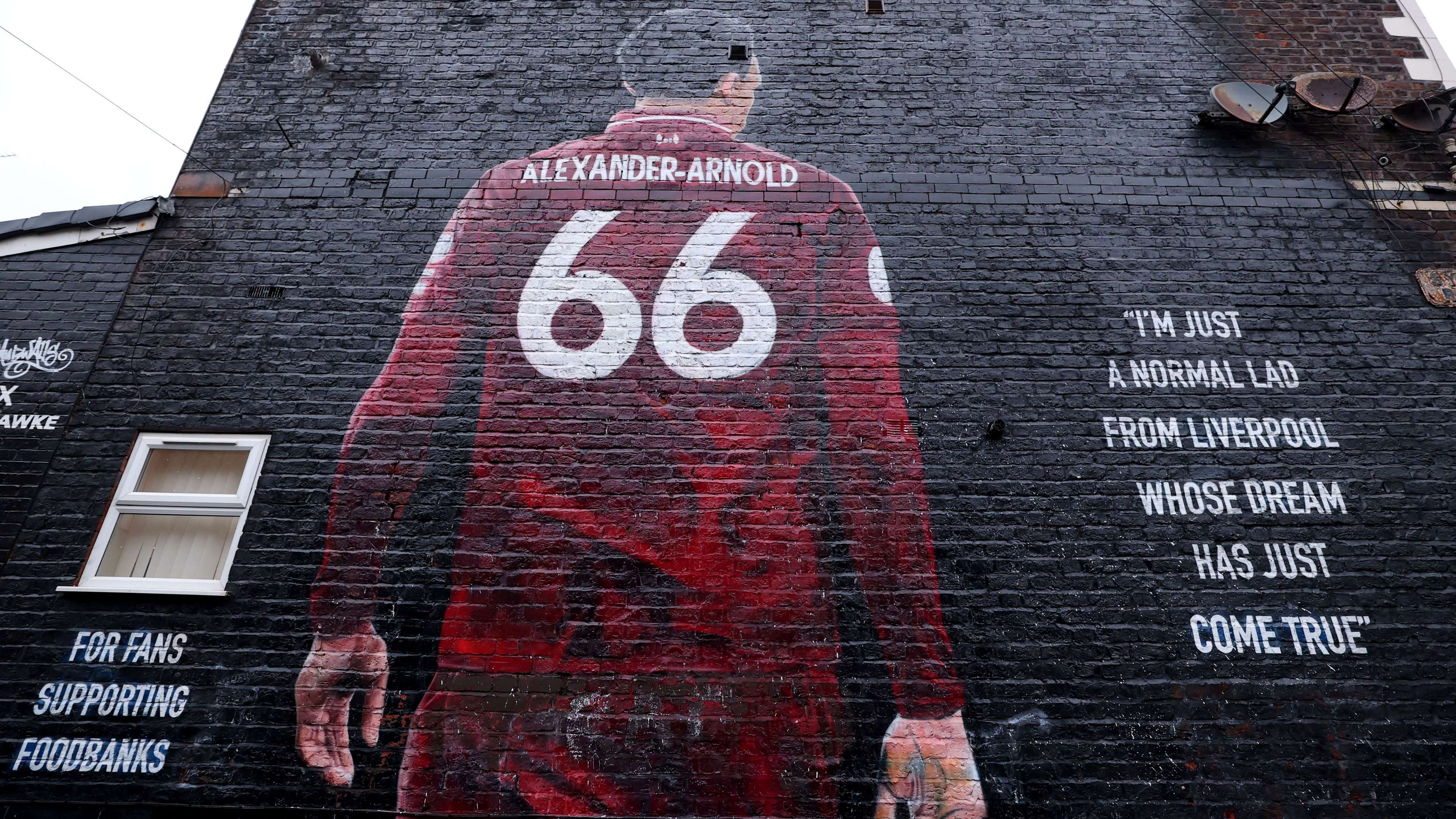 Trent labelled a 'rat' as famous Liverpool mural is vandalised  