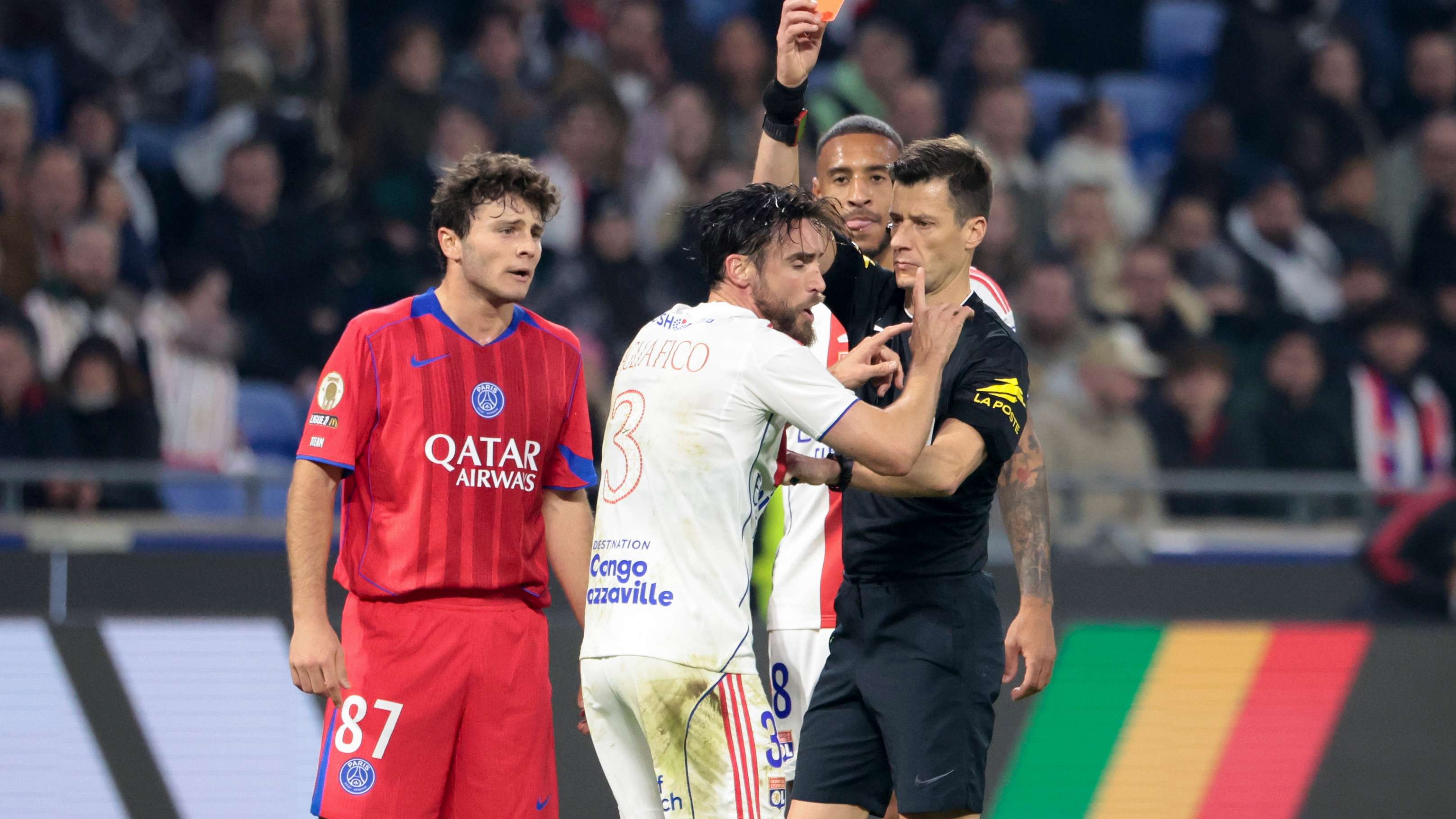 Lyon shut down over referee protests after PSG defeat  
